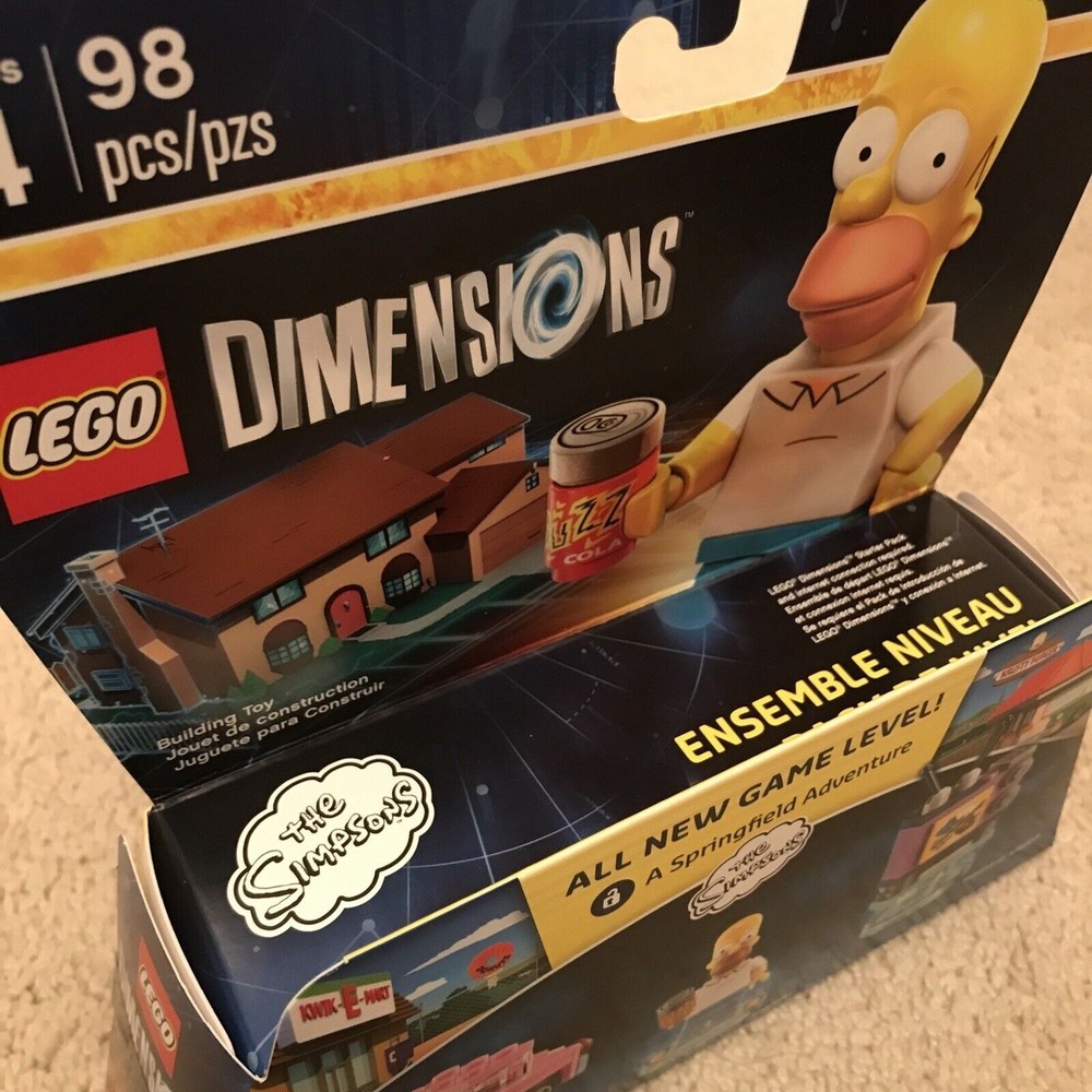 Lego Dimensions 71202 Simpsons Homer Level Pack 2016 Pink Car Taunt-o-Vision - Picture 3 of 3